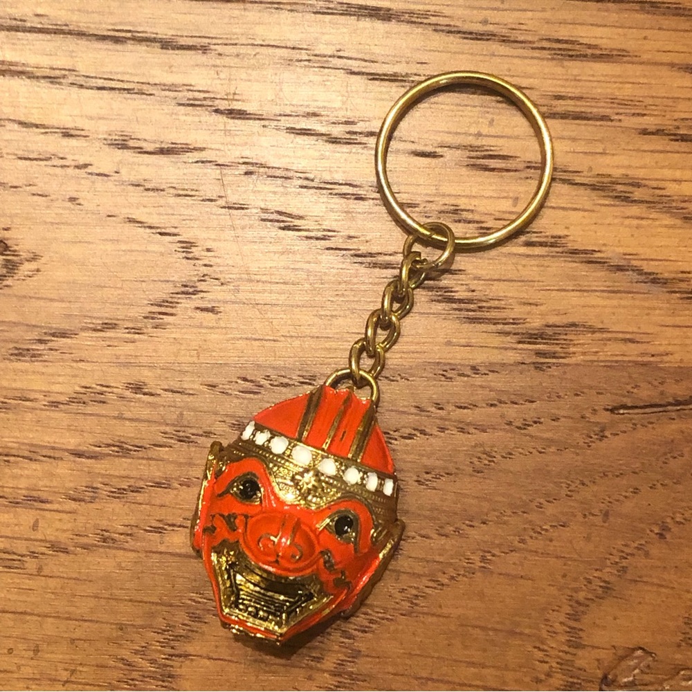 3/$20 VTG Thai Hanuman Monkey Mask Key Chain